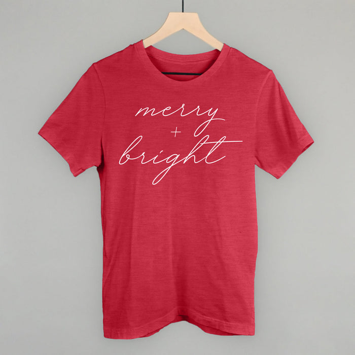 Merry And Bright White Script Ivy + Cloth