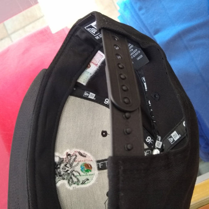 Mexico Embroidered Skull New Era hat Peligro Sports
