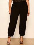 Micro Balloon Pant Black Extended Sizing