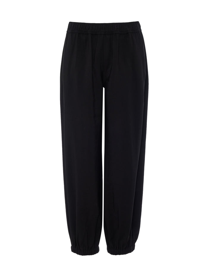 Micro Balloon Pant Black Extended Sizing