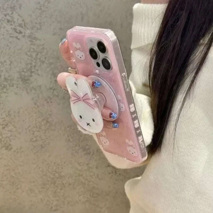 Miffy Kawaii Cartoon Mobile Phone Case Cute Anime Rabbit Phone Case PhoneShells