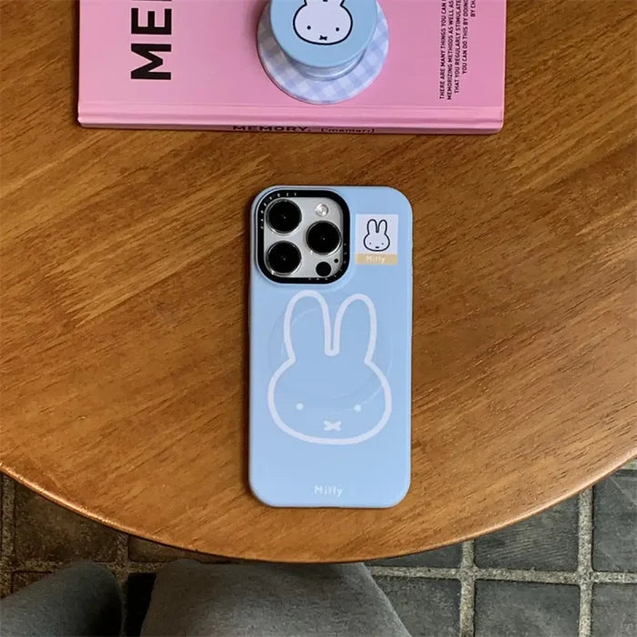 Miffy Kawaii Cartoon Mobile Phone Case Cute Anime Rabbit Phone Case PhoneShells