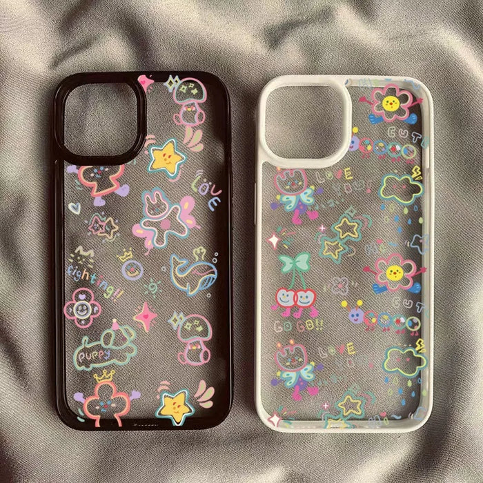 Mini Cute Colorful Cartoon Pattern Cover Phone Case PhoneShells