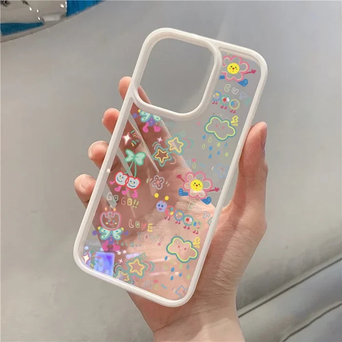 Mini Cute Colorful Cartoon Pattern Cover Phone Case PhoneShells