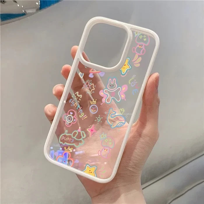 Mini Cute Colorful Cartoon Pattern Cover Phone Case PhoneShells