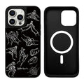 Mirror Surface Anime Gesture Phone Case PhoneShells