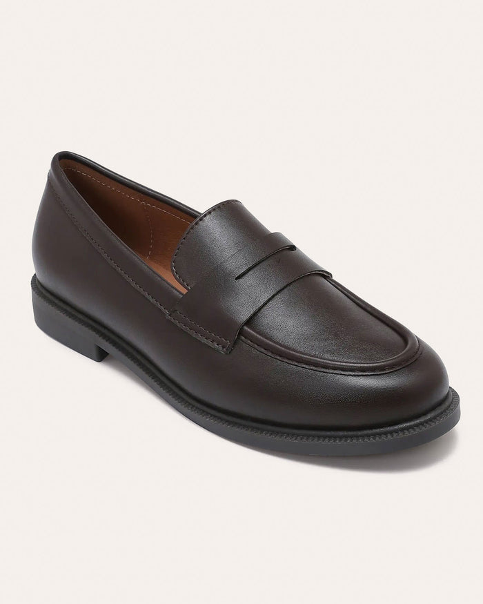 Mocassino Oxford marrone - vegan