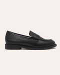 Mocassino Oxford nero - vegan