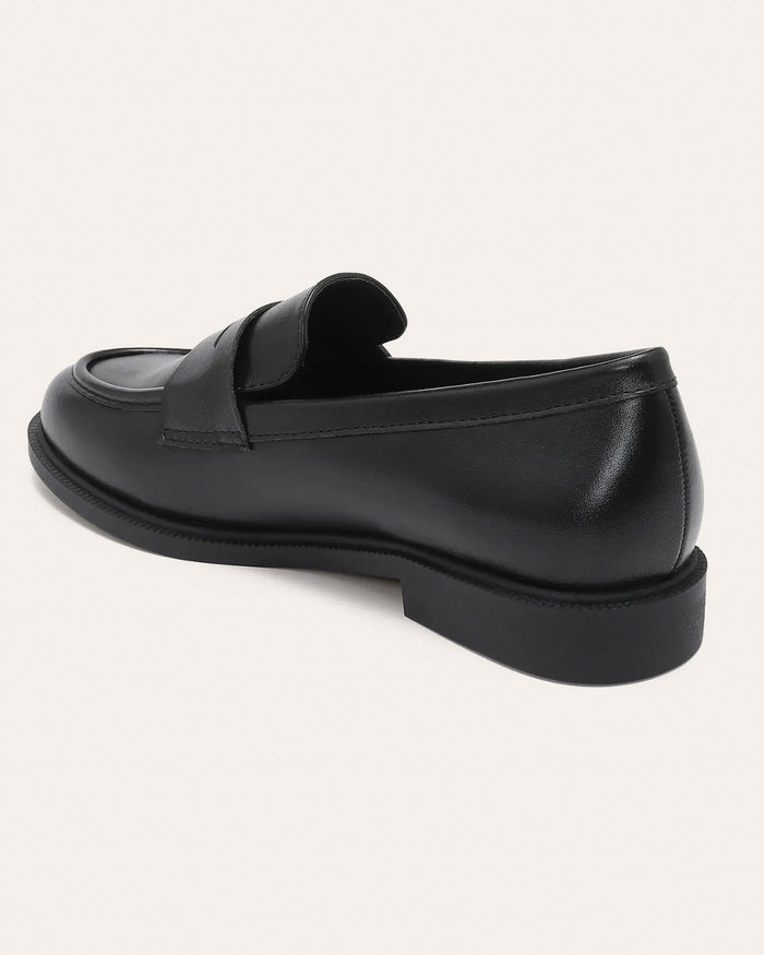 Mocassino Oxford nero - vegan