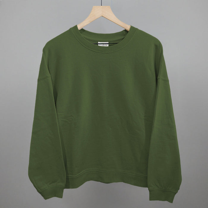 Moss Oversized Boxy Crew Ivy + Cloth