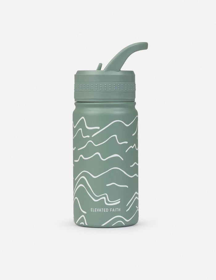 Mountainscape Kids Water Bottle Elevated Faith