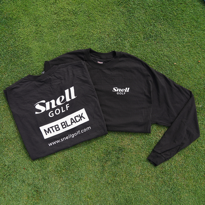 "MTB Black" T-Shirt T-Shirts Snell Golf Small Long