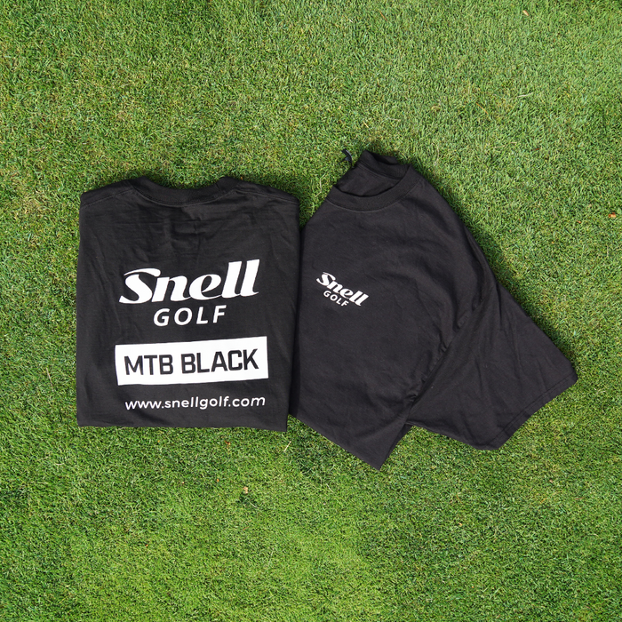 "MTB Black" T-Shirt T-Shirts Snell Golf Small Short