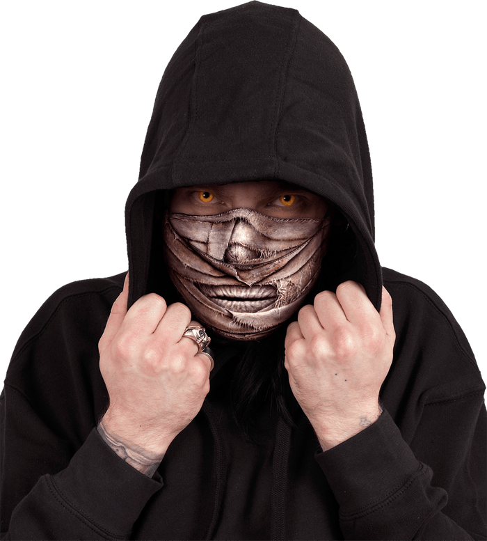 MUMMIFIED - Premium Cotton Fashion Mask with Adjuster Spiral USA