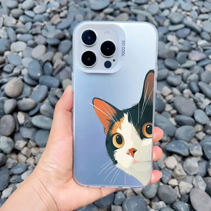 Naughty Kitten Funny Cat Art Phone Case For iPhone PhoneShells