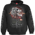 NEVER TOO LOUD - Kids Hoody Black Spiral USA