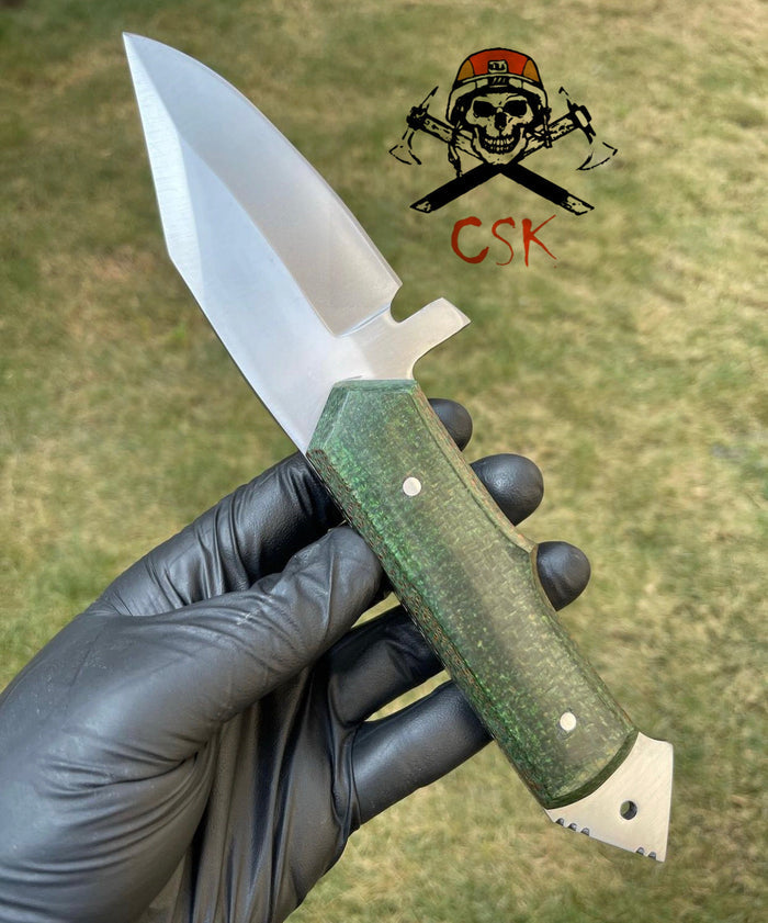 New Custom Handmade D2 Steel Hunting Knife cskforged