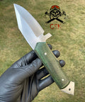 New Custom Handmade D2 Steel Hunting Knife cskforged