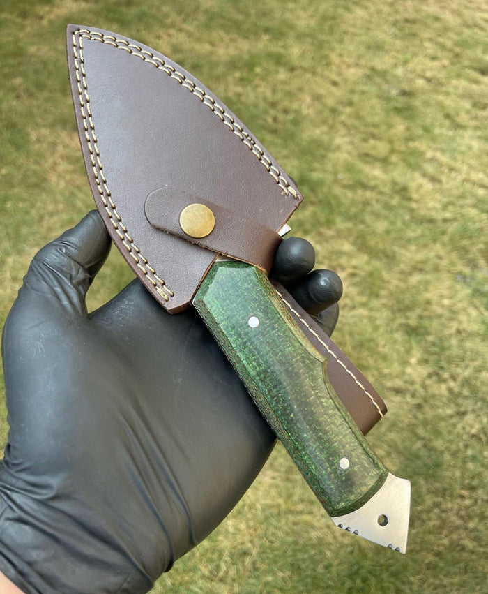 New Custom Handmade D2 Steel Hunting Knife cskforged