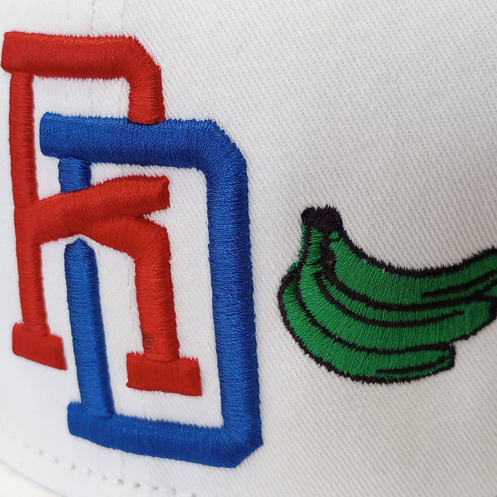 New Era SnapBack White Cap - RD Platano Power Peligro Sports