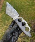 New Handmade Damascus Knuckle Knife cskforged
