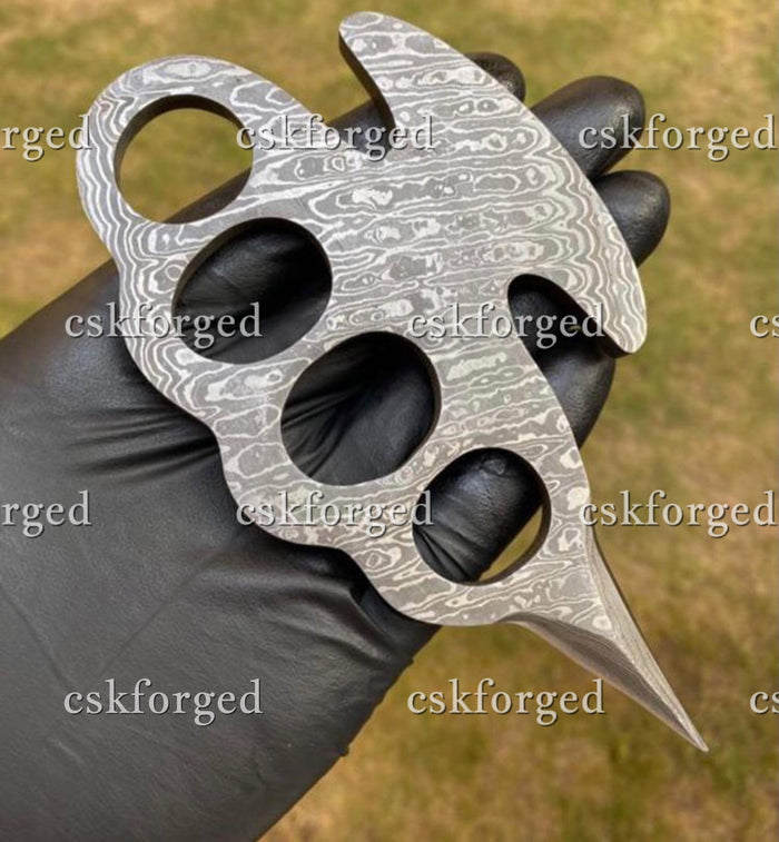 NEW HANDMADE DAMASCUS KNUCKLE cskforged