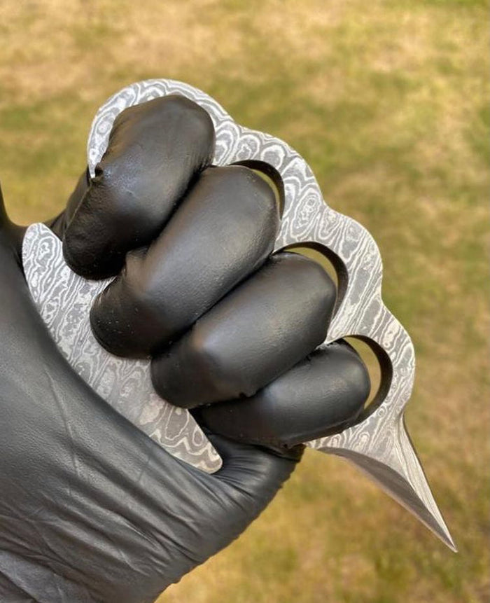 NEW HANDMADE DAMASCUS KNUCKLE cskforged