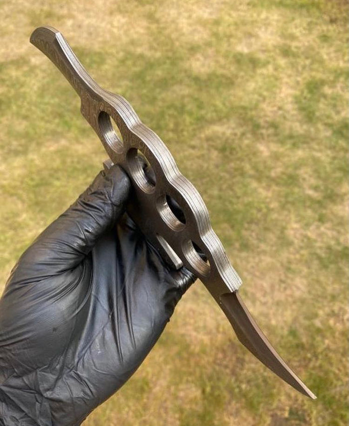 NEW HANDMADE DAMASCUS KNUCKLE cskforged