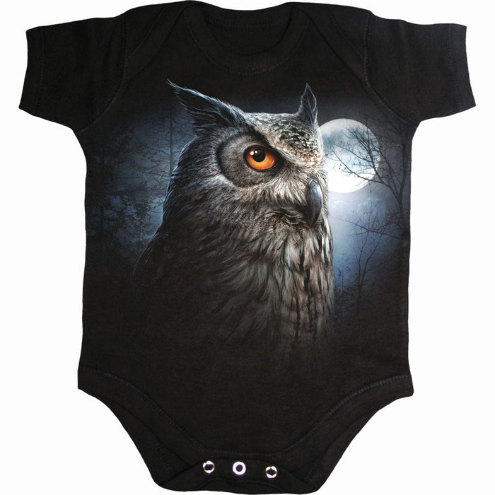 NIGHT WISE - Baby Sleepsuit Black Spiral USA