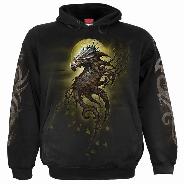 OAK DRAGON - Hoody Black Spiral USA