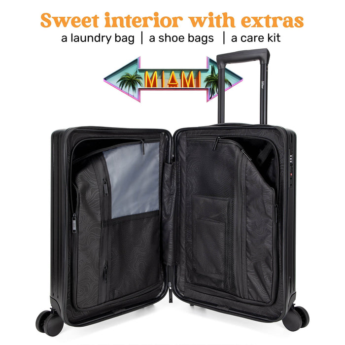Ocean 20" Polycarbonate Carry-on Suitcase Miami Carry On
