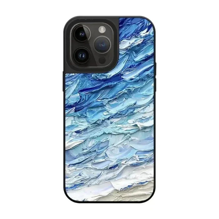 Ocean Oil Painting Mirror Phone Case PhoneShells