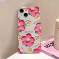 Oil Painting Flower Simple Phone Case For iPhone PhoneShells