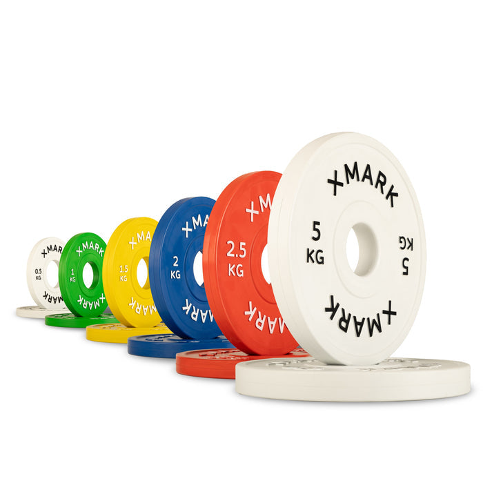 Olympic Change Plates (Kilogram 6-Pairs ½ kg to 5 kg) XMARK