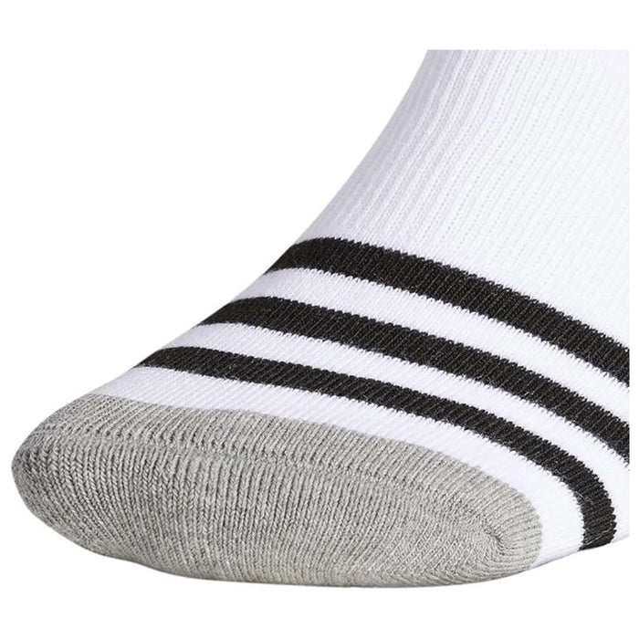 adidas Originals Men's Roller No Show Socks (3-Pair) - White/Black/Heather Grey runnwalk