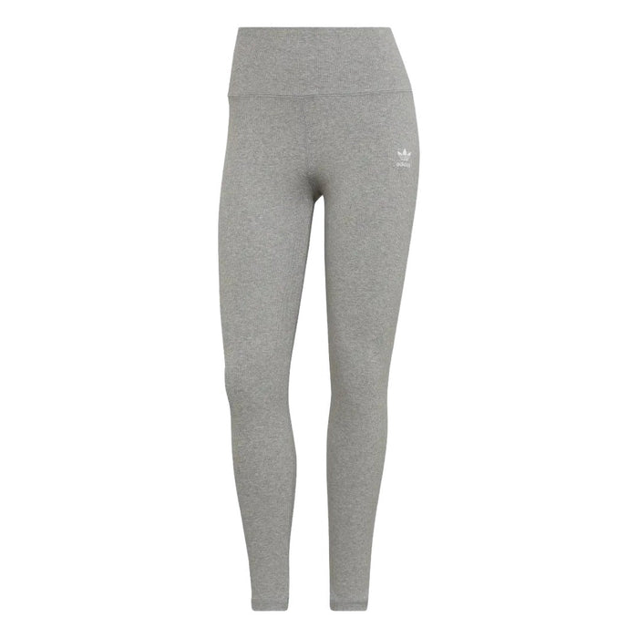 adidas Originals Women's Adicolor Essentials+ Ribbed 7/8 Leggings -Grey runnwalk