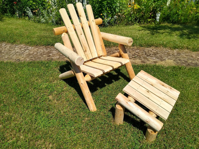 Outdoor Patio Footrest Cedar Creek Rustic Furniture