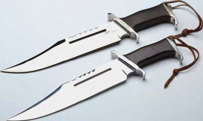 Pair of Rambo Knife: The Ultimate D2 Steel Survival Knife cskforged