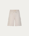Pantaloncini cargo donna beige
