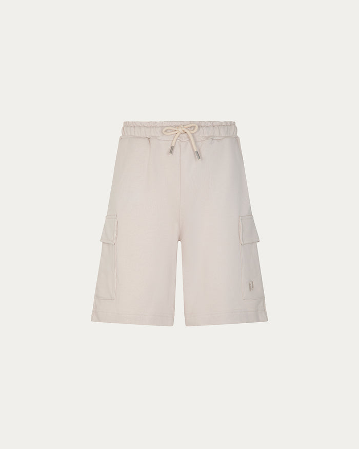 Pantaloncini cargo donna beige