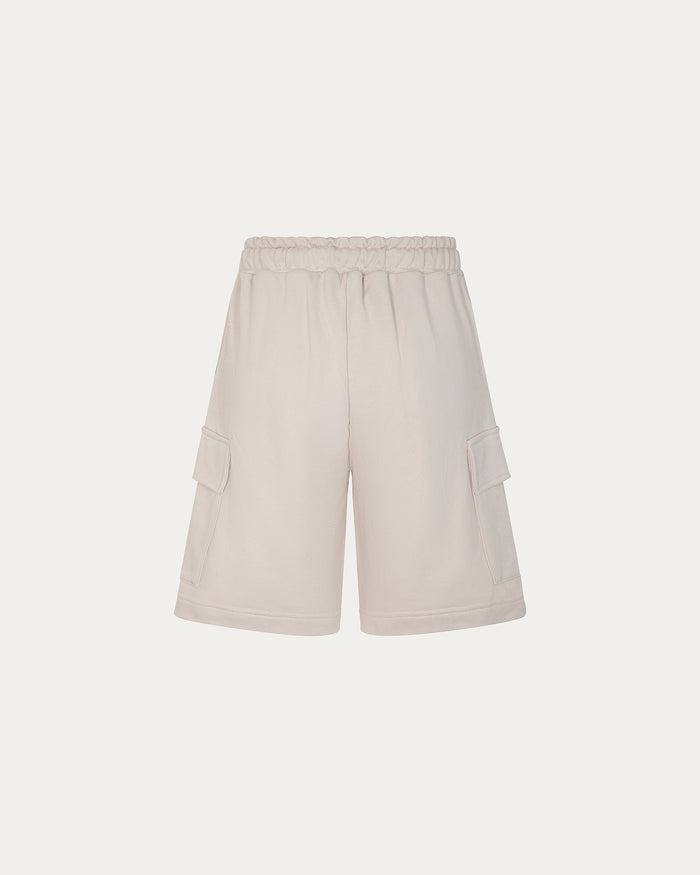 Pantaloncini cargo donna beige