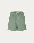 Pantaloncini larghi donna verde salvia