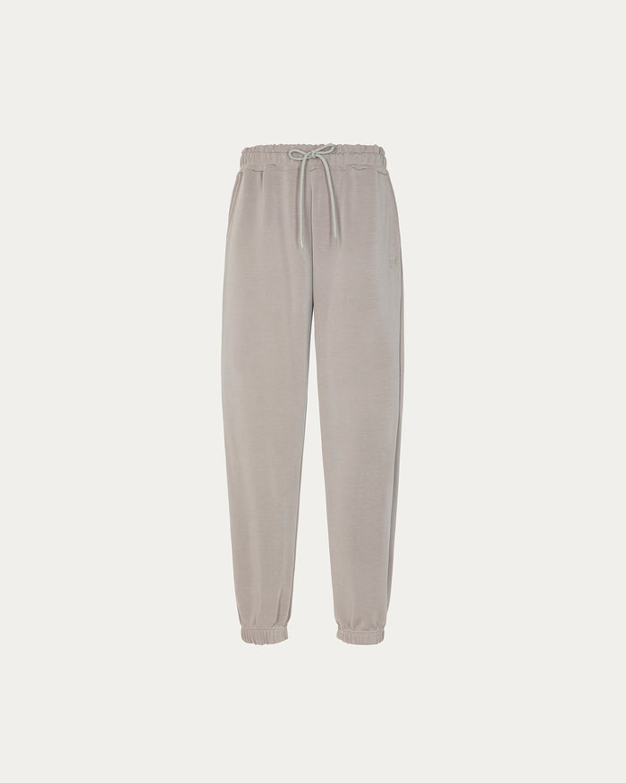 Pantalone jogger Mia - grigio con laccio sottile