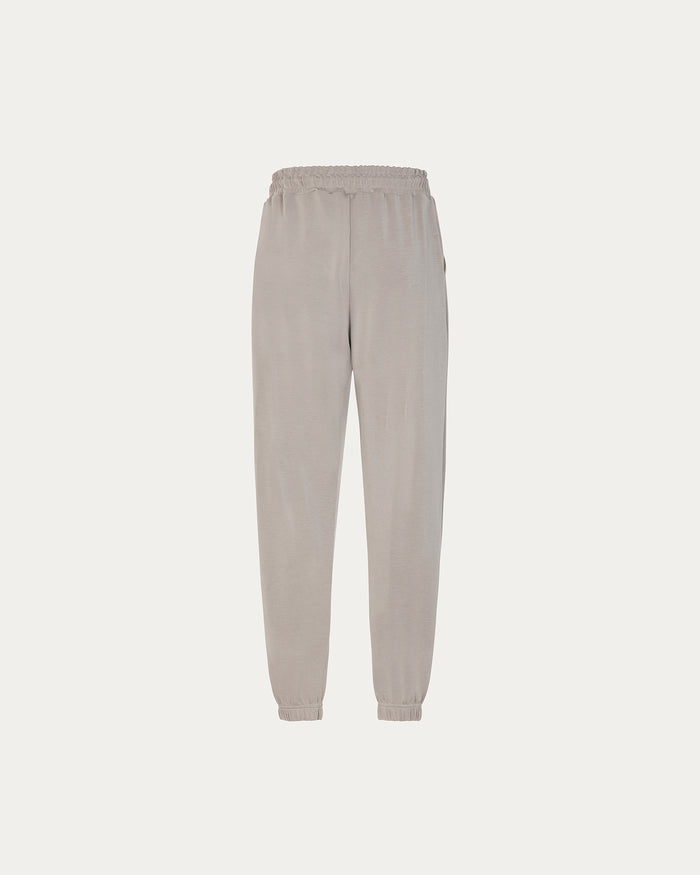 Pantalone jogger Mia - grigio con laccio sottile