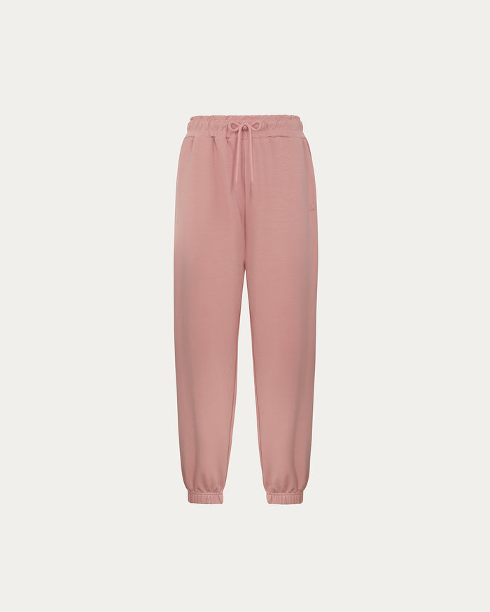 Pantalone jogger Mia - rosa con laccio sottile
