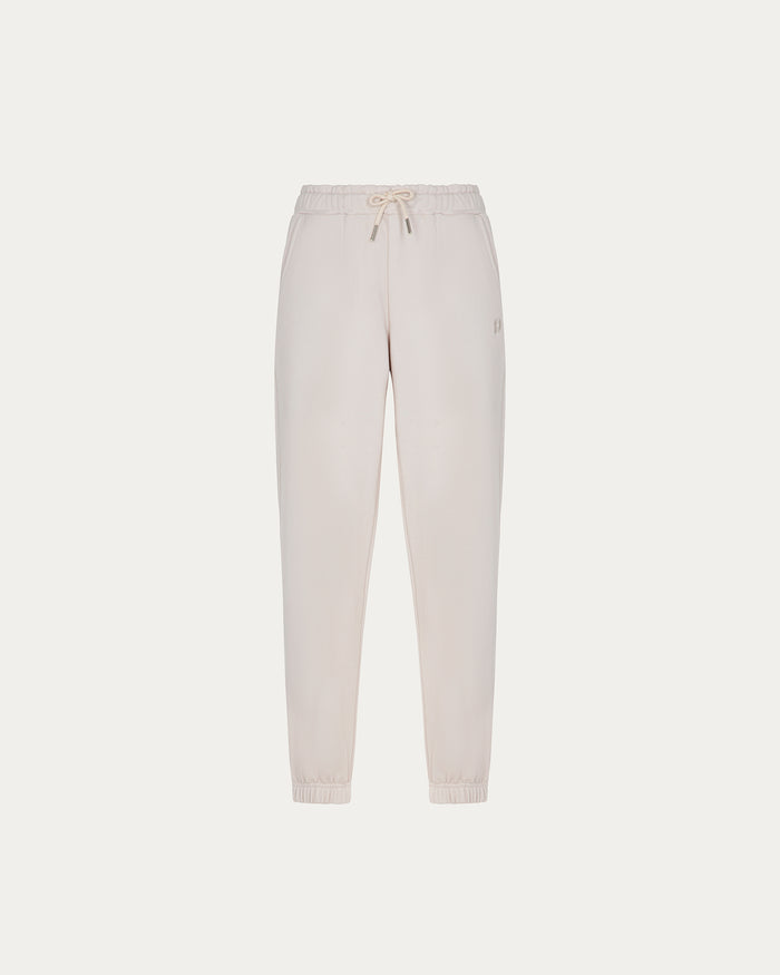 Pantalone jogger Zoe - beige con cordoncino