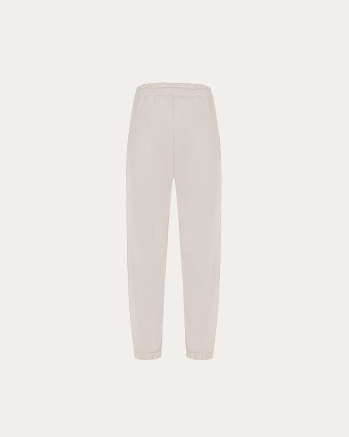 Pantalone jogger Zoe - beige con cordoncino