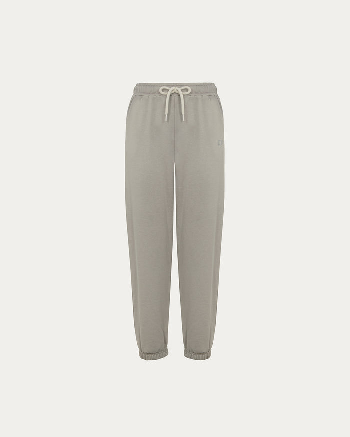 Pantalone jogger Zoe - grigio con cordoncino