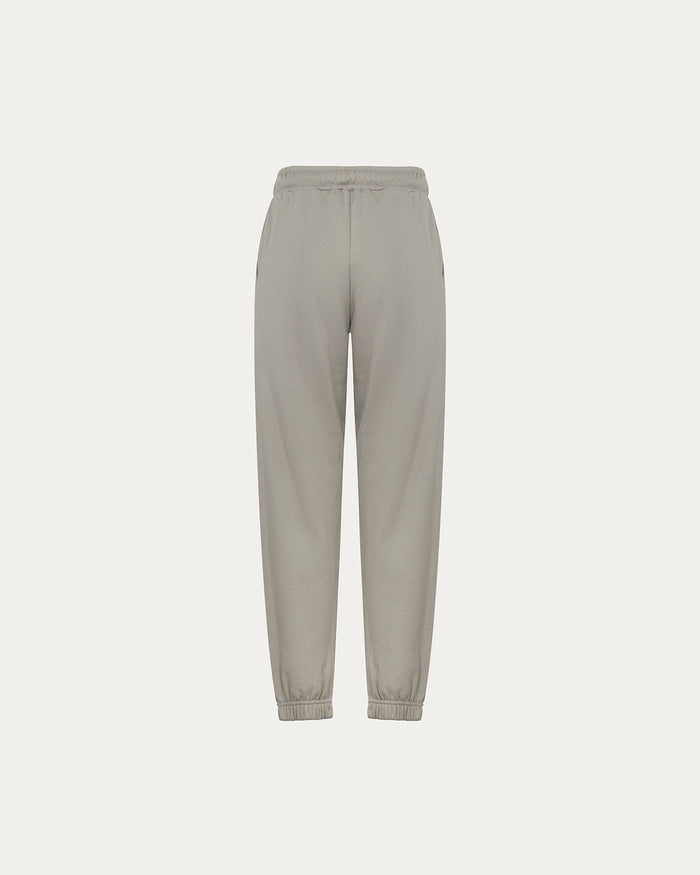 Pantalone jogger Zoe - grigio con cordoncino