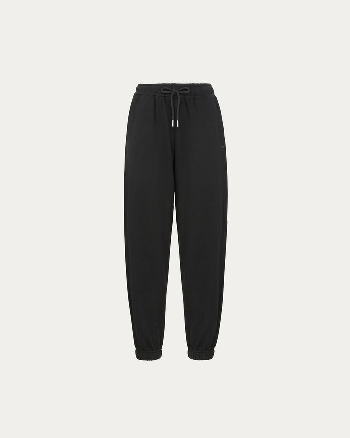 Pantalone jogger Zoe - nero con cordoncino